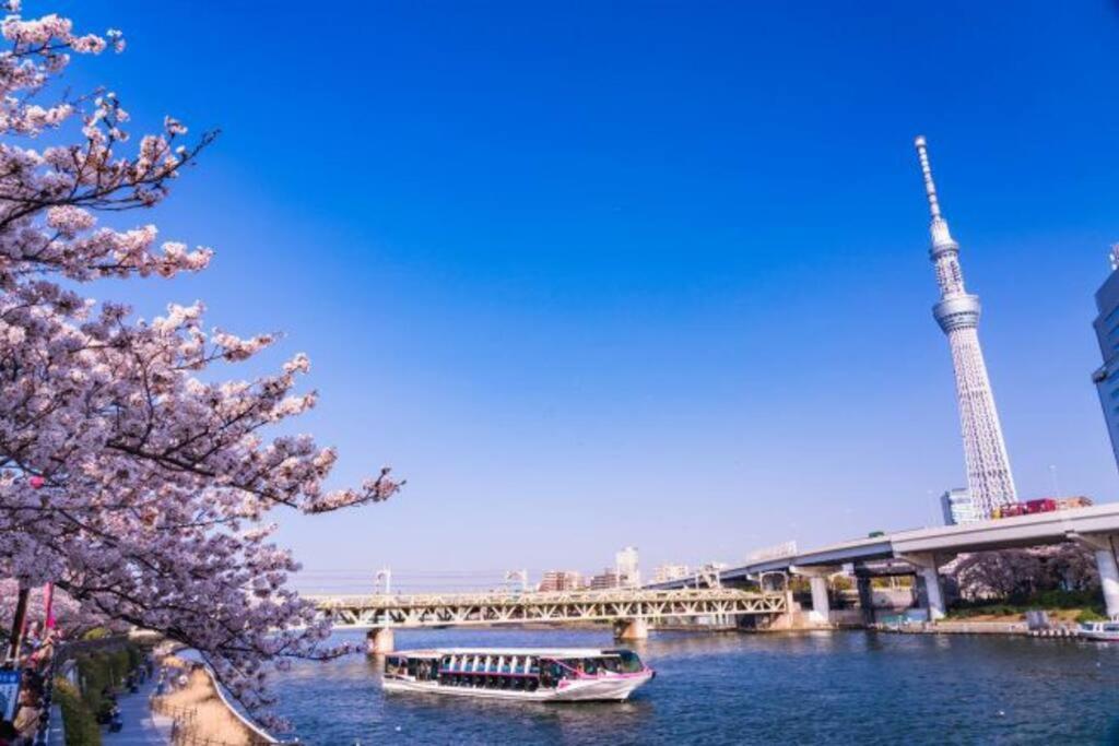דירות טוקיו 503 Oshiage Sta 3Mins Walk! Wi-Fi & Elevator 4Pax מראה חיצוני תמונה